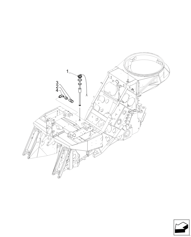 Схема запчастей Case IH A8800 - (10.216.AI[01]) - FUEL TANK (10) - ENGINE