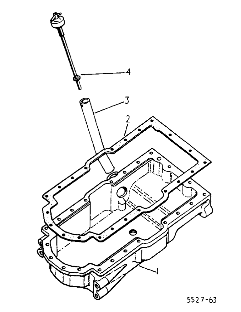 Схема запчастей Case IH 884 - (12-29) - CRANKCASE OIL PAN Power