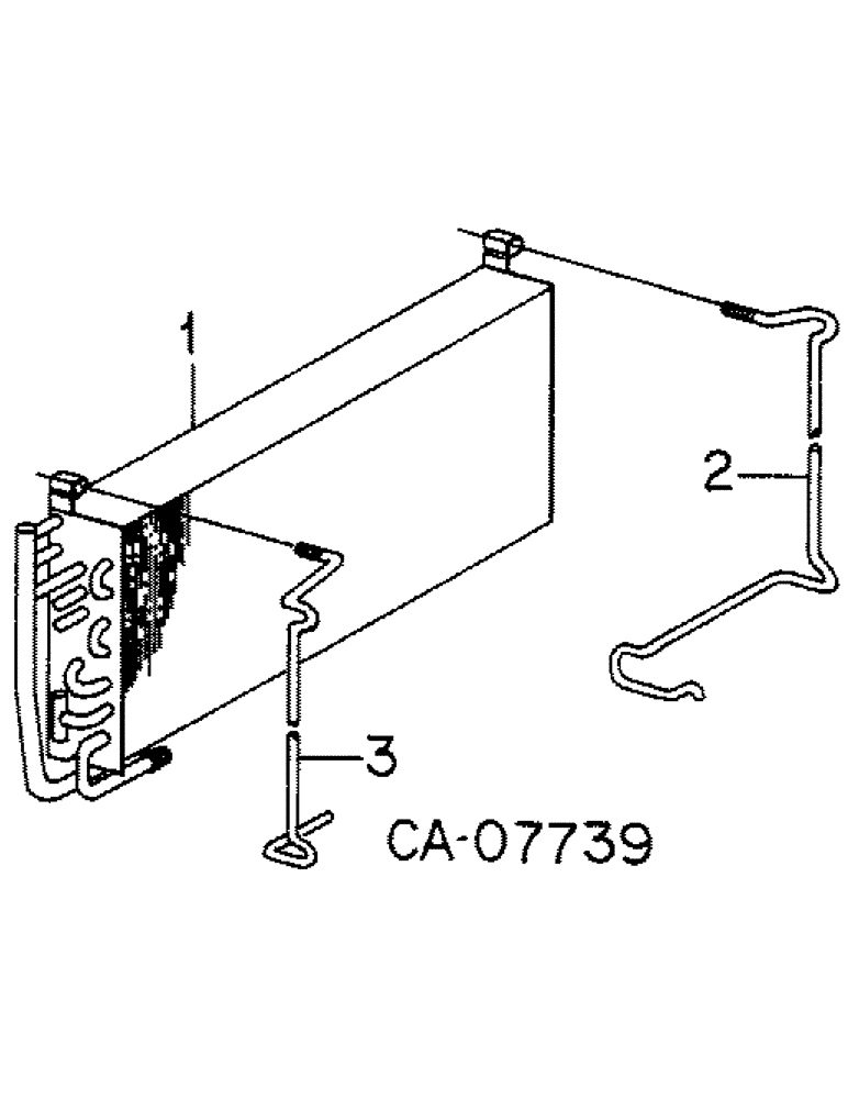 Схема запчастей Case IH 5288 - (13-37) - SUPERSTRUCTURE, CONDENSER AND MOUNTING (05) - SUPERSTRUCTURE