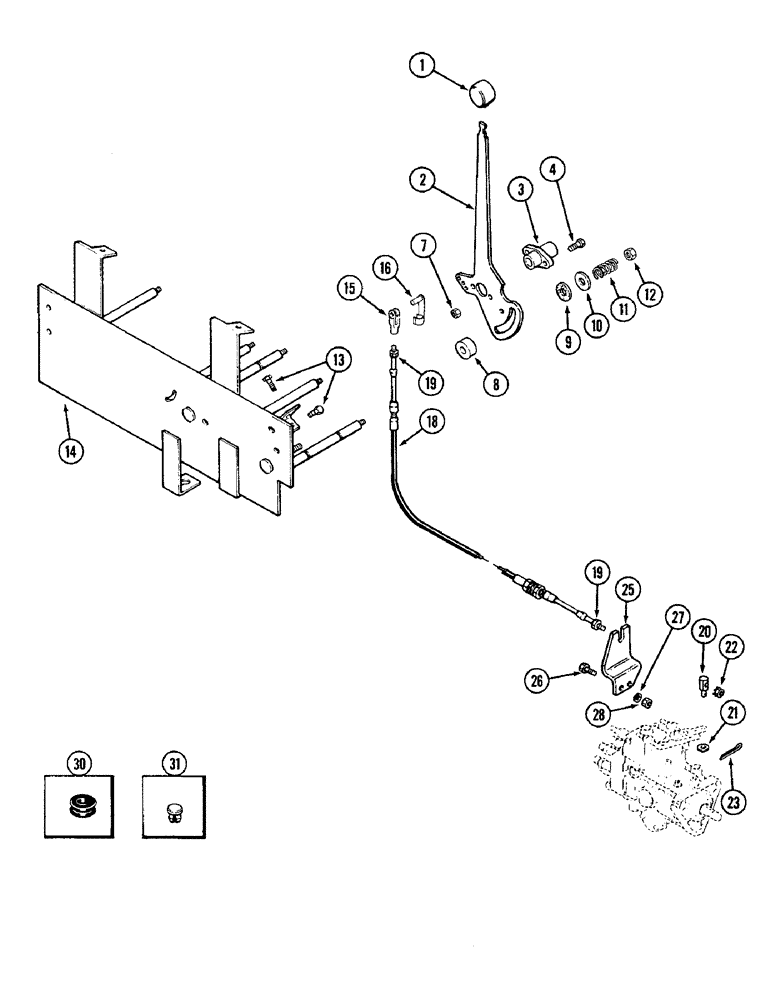 Схема запчастей Case IH 2096 - (3-050) - THROTTLE CONTROL, 6TA-590 DIESEL ENGINE (03) - FUEL SYSTEM