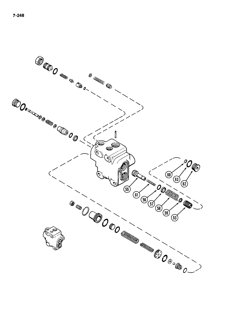 Схема запчастей Case IH 2094 - (7-248) - BRAKE VALVE ASSEMBLY (07) - BRAKES