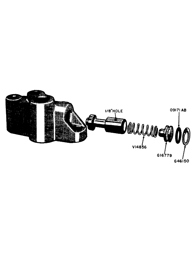 Схема запчастей Case IH 600B-SERIES - (051) - PARTS FOR G14137 AND G14401 REGULATOR VALVES (06) - POWER TRAIN