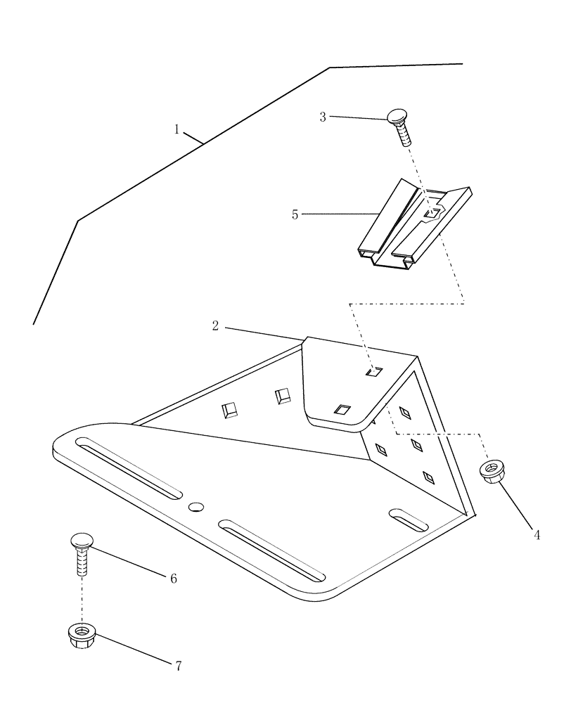 Схема запчастей Case IH RBX453 - (18.24) - CONTROL BOX MOUNT KIT (18) - ACCESSORIES