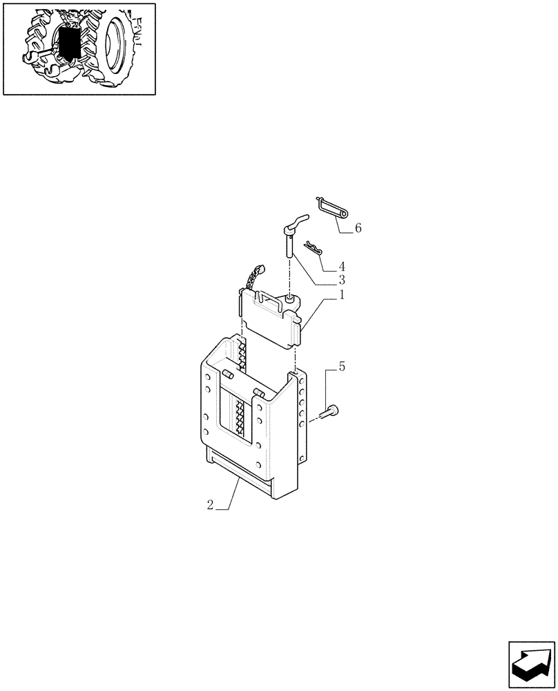 Схема запчастей Case IH PUMA 165 - (1.89.5/05) - (VAR.181/2) SLIDER TOW HOOK WITH FIXED COUPLING AND D3 LESS DRAWBAR (ITALY) (09) - IMPLEMENT LIFT