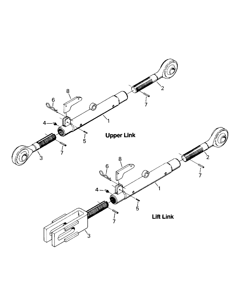 Схема запчастей Case IH STEIGER - (10-03) - 3-POINT COMPONENTS Options & Miscellaneous