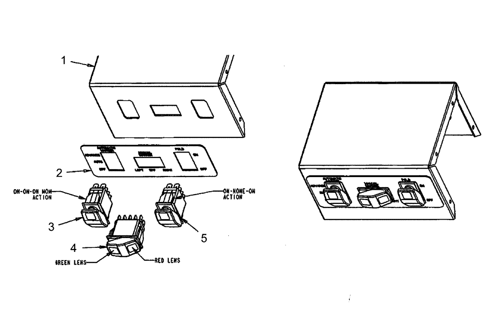 Схема запчастей Case IH 1230 - (55.424.06) - ELECTRICAL - EARLY RISER III - MARKER/FOLD CONTROLLER SERVICE PARTS (55) - ELECTRICAL SYSTEMS