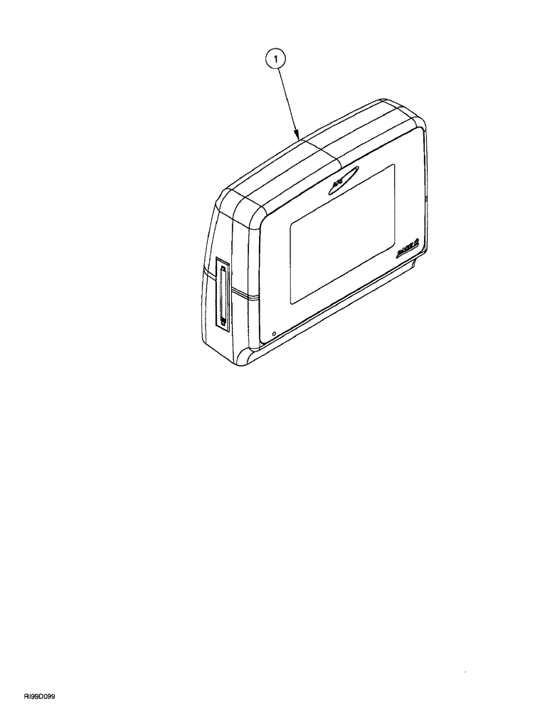 Схема запчастей Case IH AFS - (02-32) - UNIVERSAL DISPLAY PACKAGE (55) - ELECTRICAL SYSTEMS