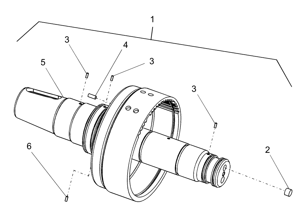 Схема запчастей Case IH AFX8010 - (C.10.B.42[13]) - SHAFT, CLUTCH PTO C - Power Train