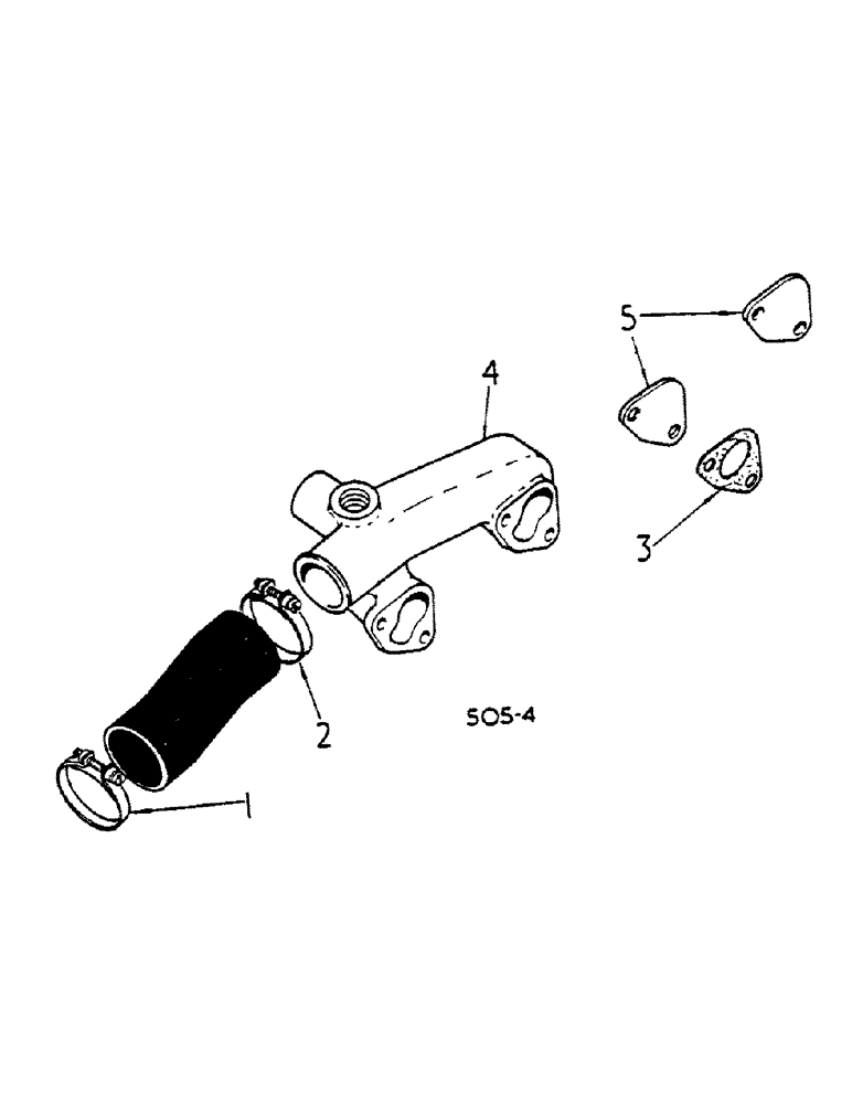 Схема запчастей Case IH 474 - (12-13) - COOLANT MANIFOLD Power