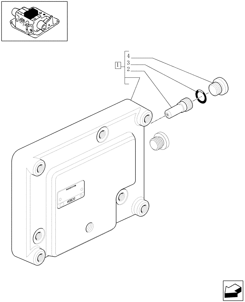 Схема запчастей Case IH MAXXUM 120 - (1.82.7/01A) - CLOSING SIDE PANEL & RELATED PARTS (07) - HYDRAULIC SYSTEM