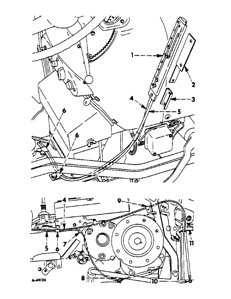 Схема запчастей Case IH 340 - (247) - DRAWBARS AND HITCHES, 2-PT FAST-HITCH TRACTION CONTROL, PILOT GUIDE, INTERNATIONAL 330 Drawbar & Hitches