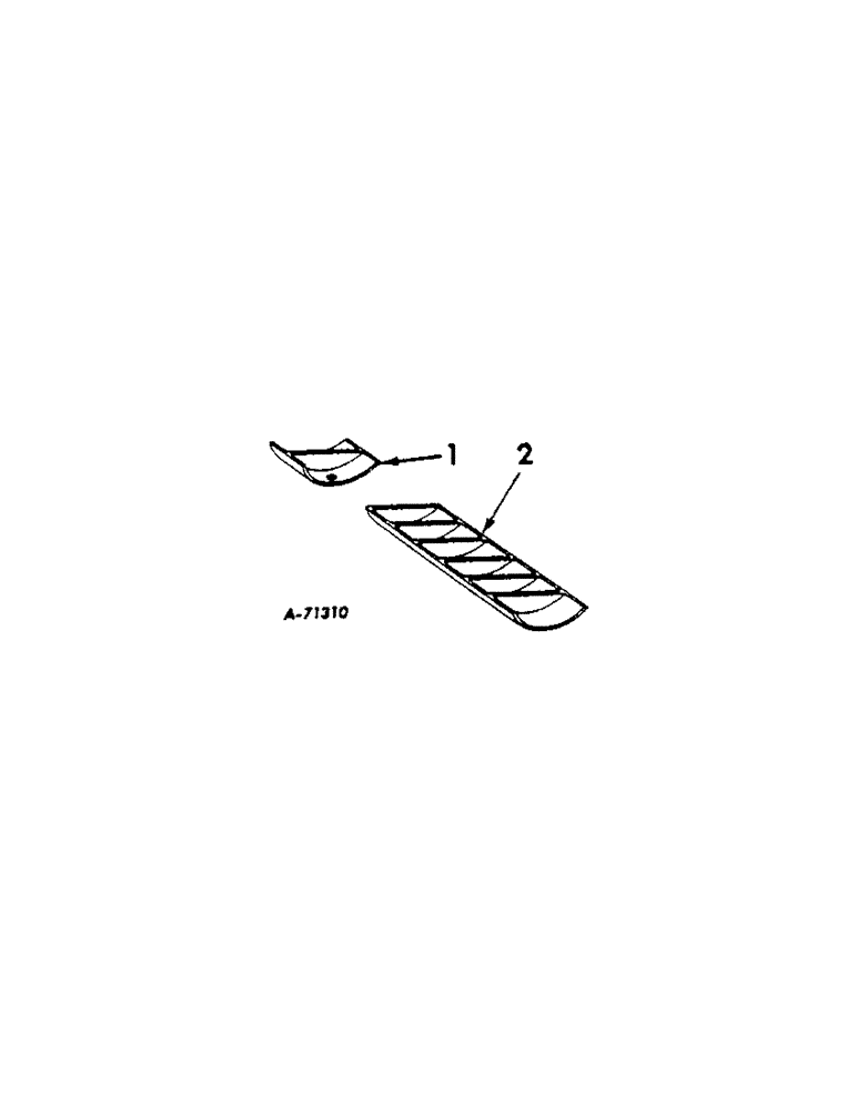 Схема запчастей Case IH 420 - (027[1]) - ALUMINUM RIB COMPRESSOR PLATES (60) - PRODUCT FEEDING