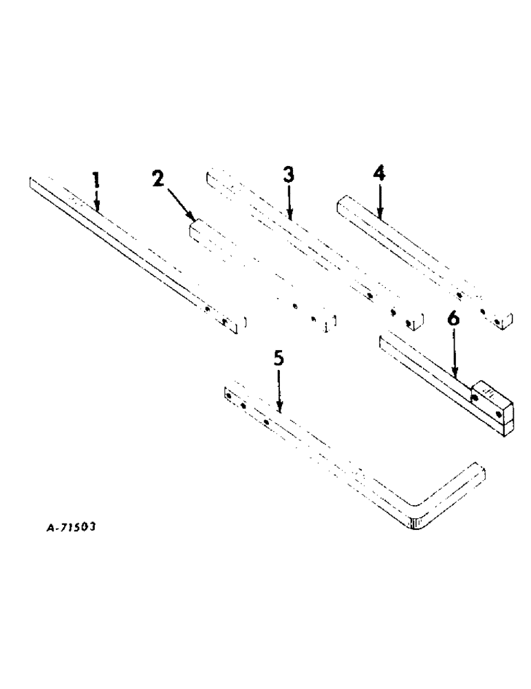 Схема запчастей Case IH 468 - (Y-15) - TOOL BAR, SQUARE 