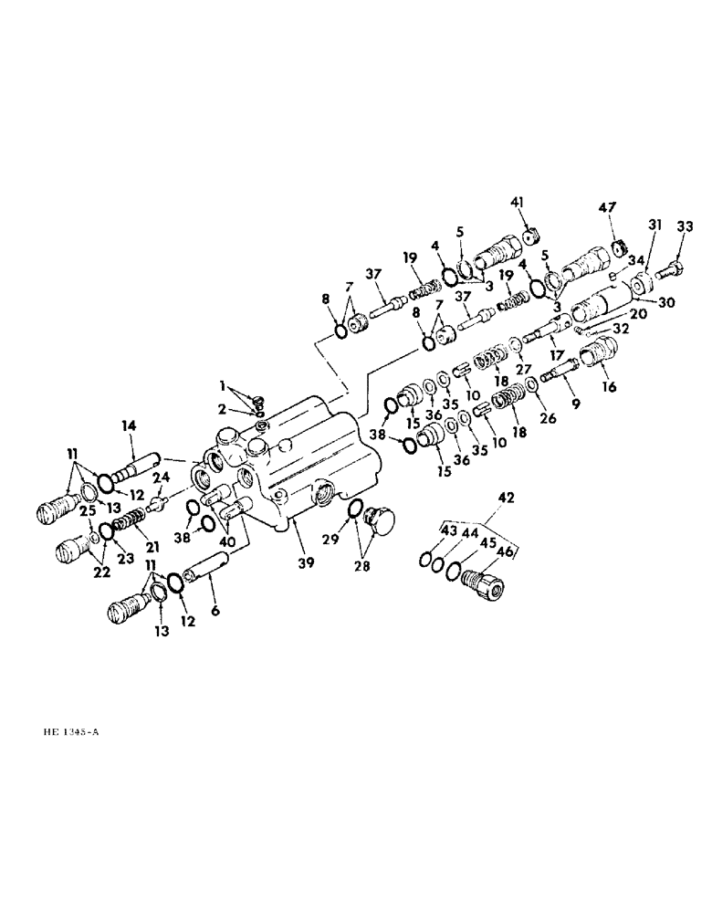 Схема запчастей Case IH 5500 - (10-05) - HYDRAULICS, HYDRAULIC CONTROL VALVE (07) - HYDRAULICS