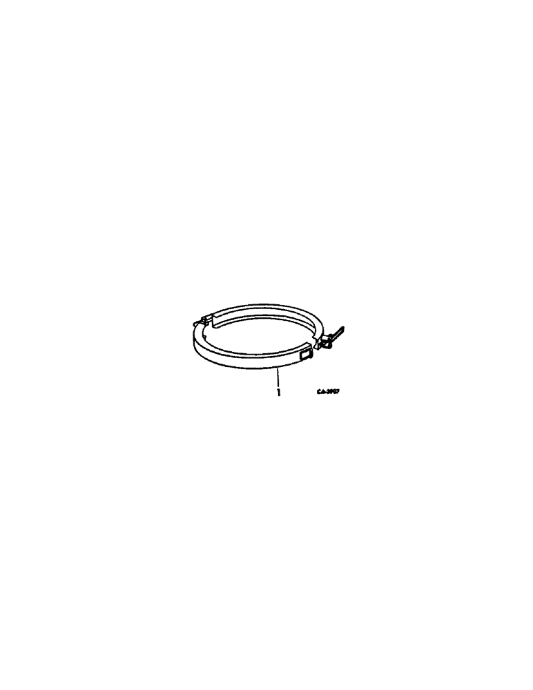 Схема запчастей Case IH 48 - (B-21[A]) - PIPE CLAMP 