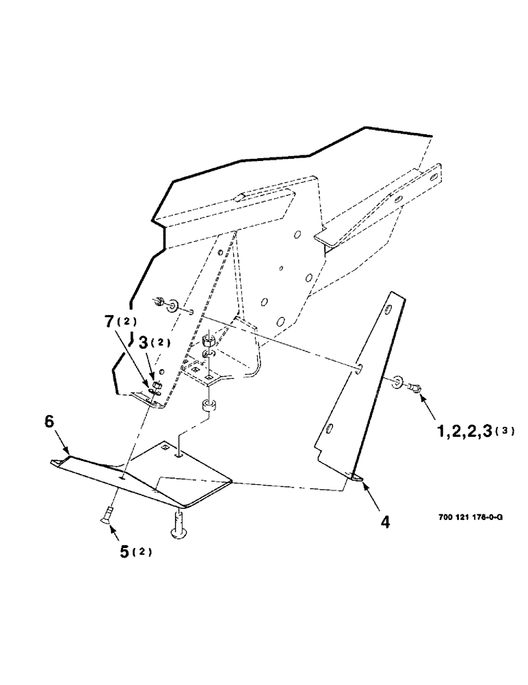 Схема запчастей Case IH 8360 - (9-30) - KNIFE SOCKET PROTECTOR ASSEMBLY KIT, 700121176 COMPLETE (09) - CHASSIS