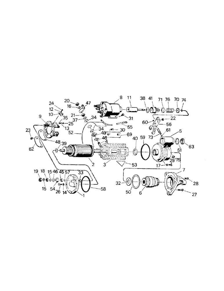 Схема запчастей Case IH RC210 - (02-02) - STARTER (06) - ELECTRICAL