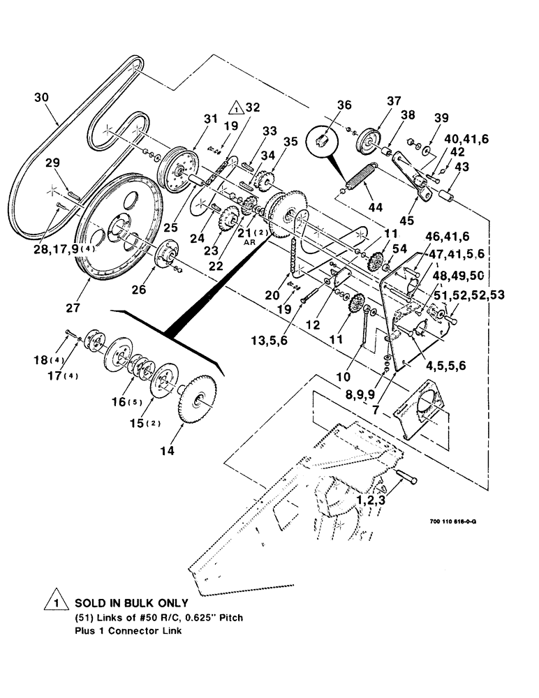 Схема запчастей Case IH 8360 - (2-12) - REEL DRIVE ASSEMBLY (09) - CHASSIS