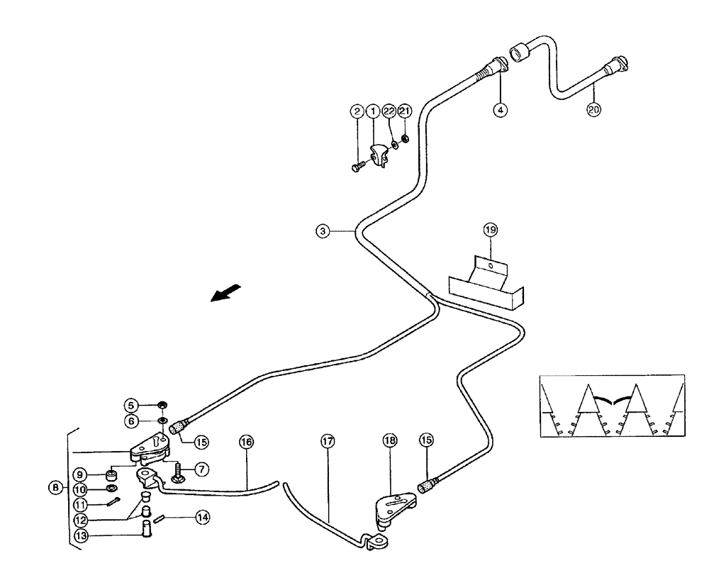 Схема запчастей Case IH 683 - (0031) - ELECTRICAL EQUIPMENT, SENSOR SYSTEM R.H. (55) - ELECTRICAL SYSTEMS