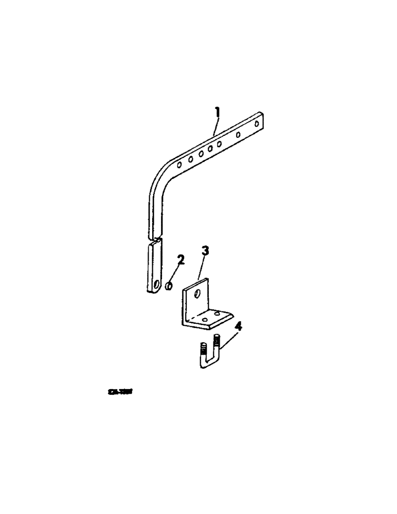 Схема запчастей Case IH 153 - (AP-35) - JOCKEY BARS, FOR VIBRA SHANK TOOLING 