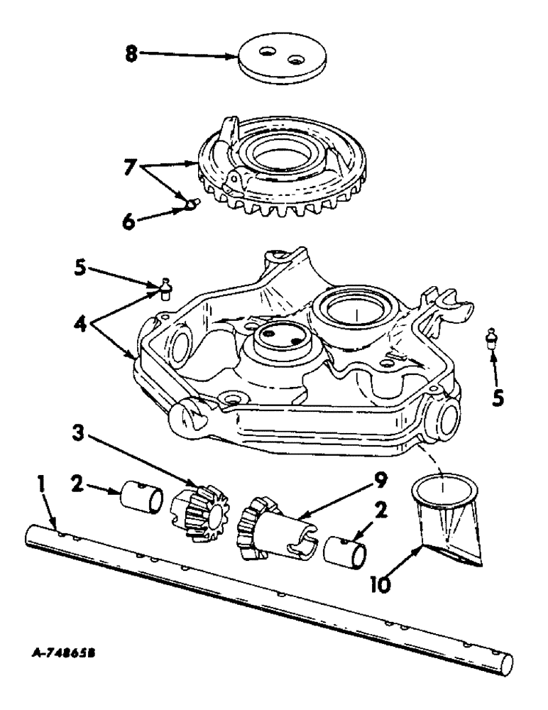 Схема запчастей Case IH 186 - (C-05) - HOPPER DRIVE, FOR 186 PLANTER 