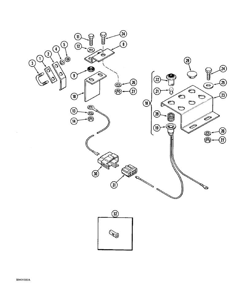 Схема запчастей Case IH 7100 - (4-2) - FEEDSHAFT ROTATION INDICATOR (04) - ELECTRICAL SYSTEMS