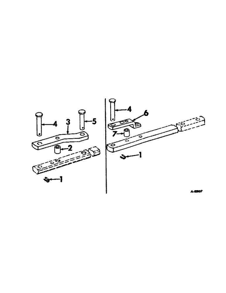 Схема запчастей Case IH 21456 - (09-03[A]) - FRAME, HAMMER STRAP TRACTORS WITH TWO OR THREE POINT HITCH SWINGING DRAWBAR (12) - FRAME