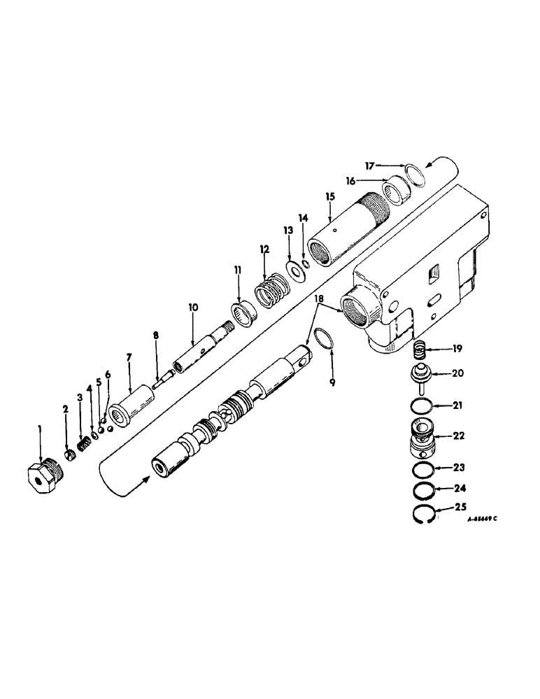 Схема запчастей Case IH 2856 - (F-12) - HYDRAULICS SYSTEM, HYDRAULIC CONTROL VALVE, FOR USE WITH 1500 PSI TO 2000 PSI SYSTEMS (07) - HYDRAULIC SYSTEM