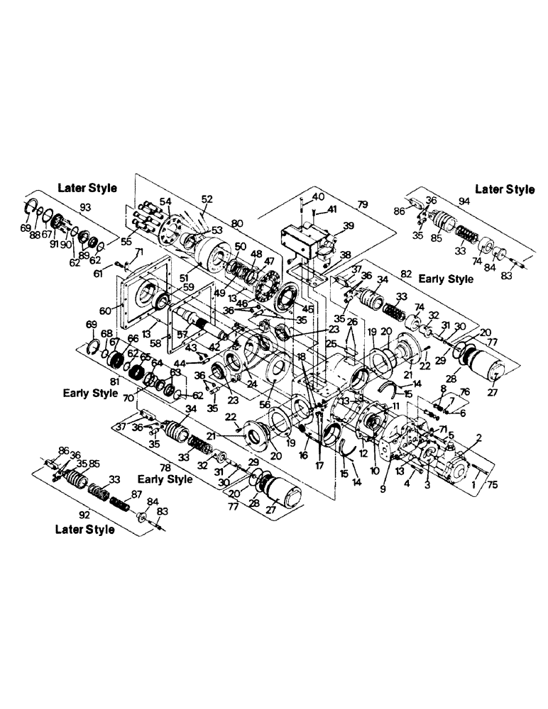 Схема запчастей Case IH PTA297 - (10-19) - PTA 296, PTA 297 & PT 350, VARIABLE DISPLACEMENT PUMP Options & Miscellaneous