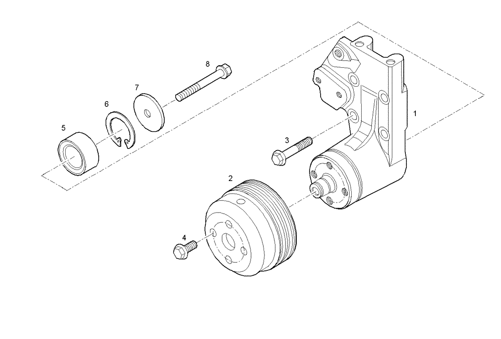 Схема запчастей Case IH F4CE0304B D601 - (3470.010) - FAN ASSEMBLY 