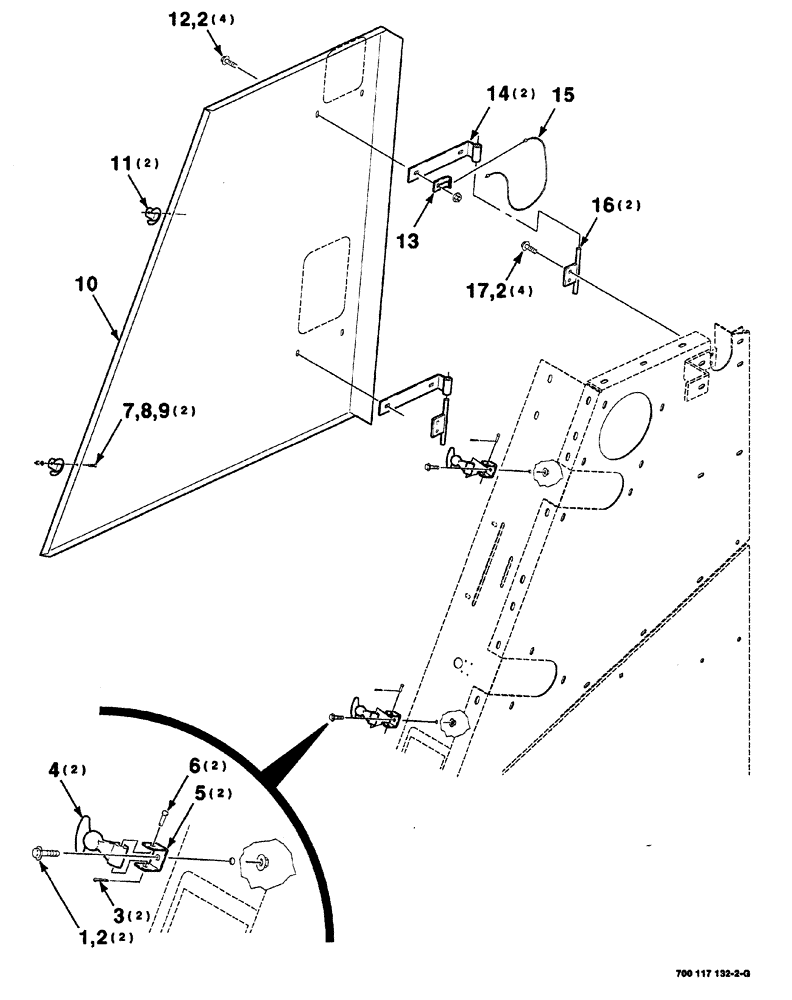 Схема запчастей Case IH 8420 - (07-16) - SHIELDS ASSEMBLY (UPPER RIGHT) (12) - MAIN FRAME