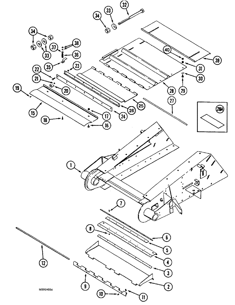 Схема запчастей Case IH 1666 - (9A-32) - FEEDER, COVERS (13) - FEEDER