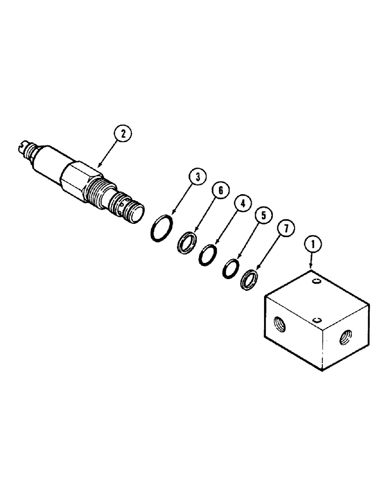 Схема запчастей Case IH 3294 - (8-358) - SEAT HYDRAULICS, PRESSURE REGULATOR VALVE (08) - HYDRAULICS