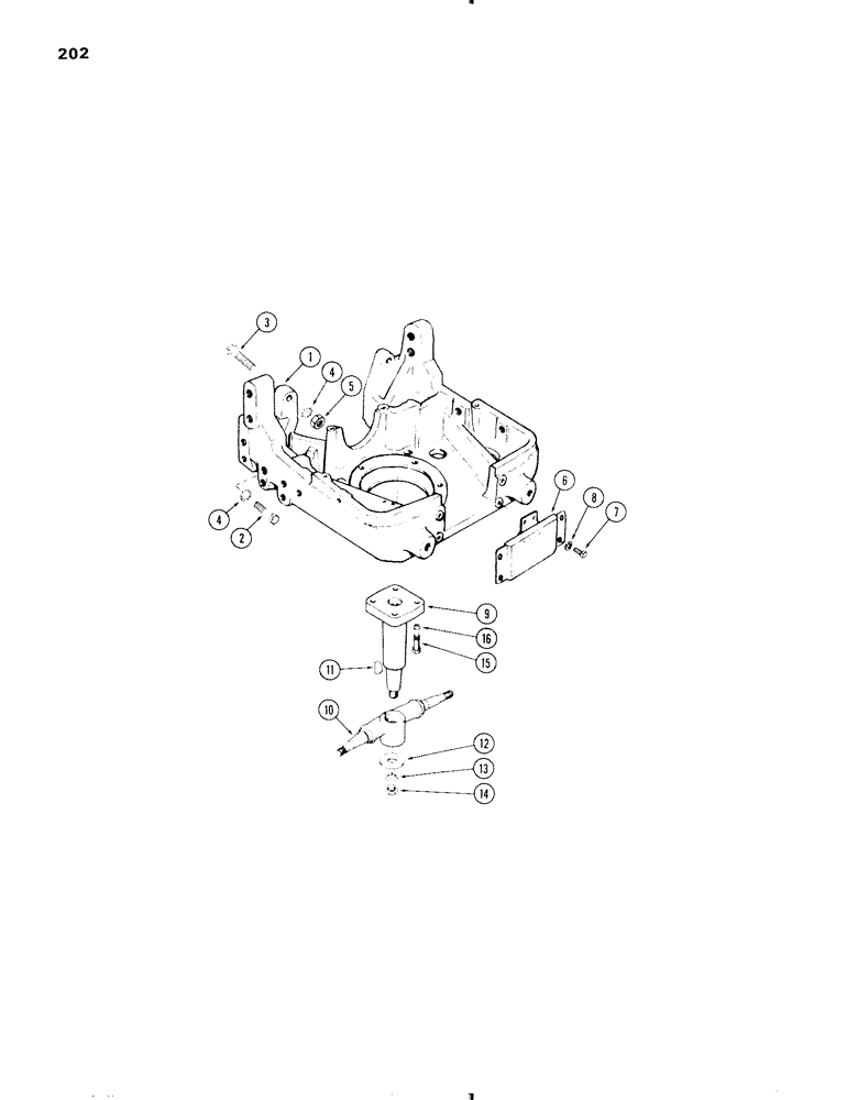 Схема запчастей Case IH 470 - (202) - DUAL FRONT WHEEL SUPPORT, GENERAL PURPOSE MODELS (05) - STEERING