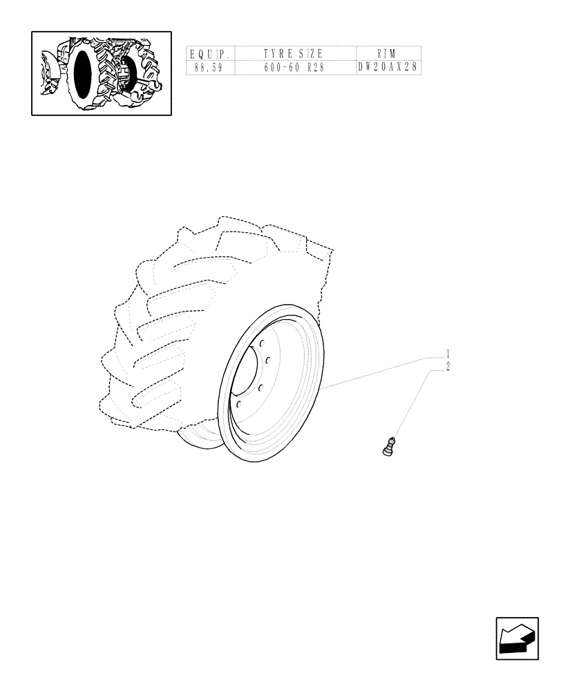 Схема запчастей Case IH MXM155 - (83.00[27]) - DRIVE WHEELS (11) - WHEELS/TRACKS