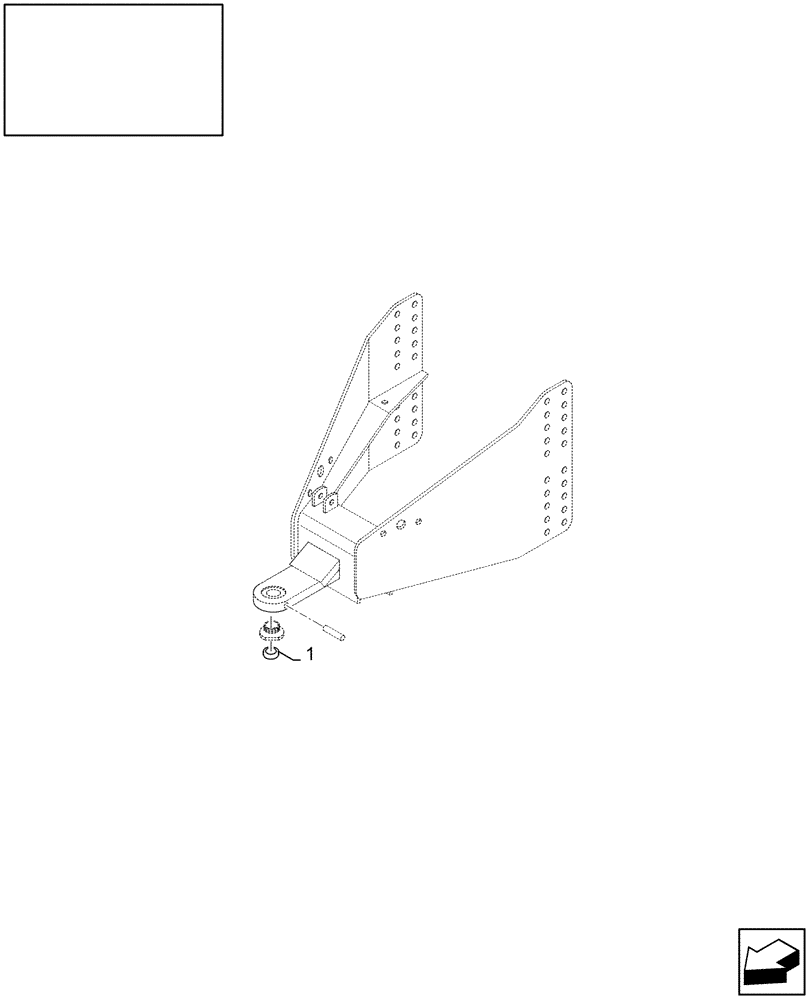 Схема запчастей Case IH LBX432S - (18.84111658[01]) - DIA : DRAWBAR KIT - ISO CAT 2 - 30MM DRAWBAR PIN (18) - ACCESSORIES