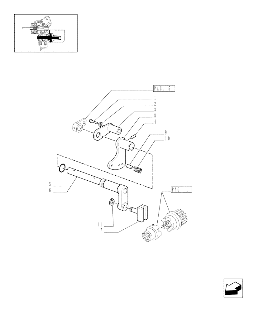 Схема запчастей Case IH JX1095N - (1.80.1/03[04]) - (VAR.817) SYNCHRO MESH GEARED POWER TAKE-OFF (540-540E-1000 RPM) - COUPLING (07) - HYDRAULIC SYSTEM