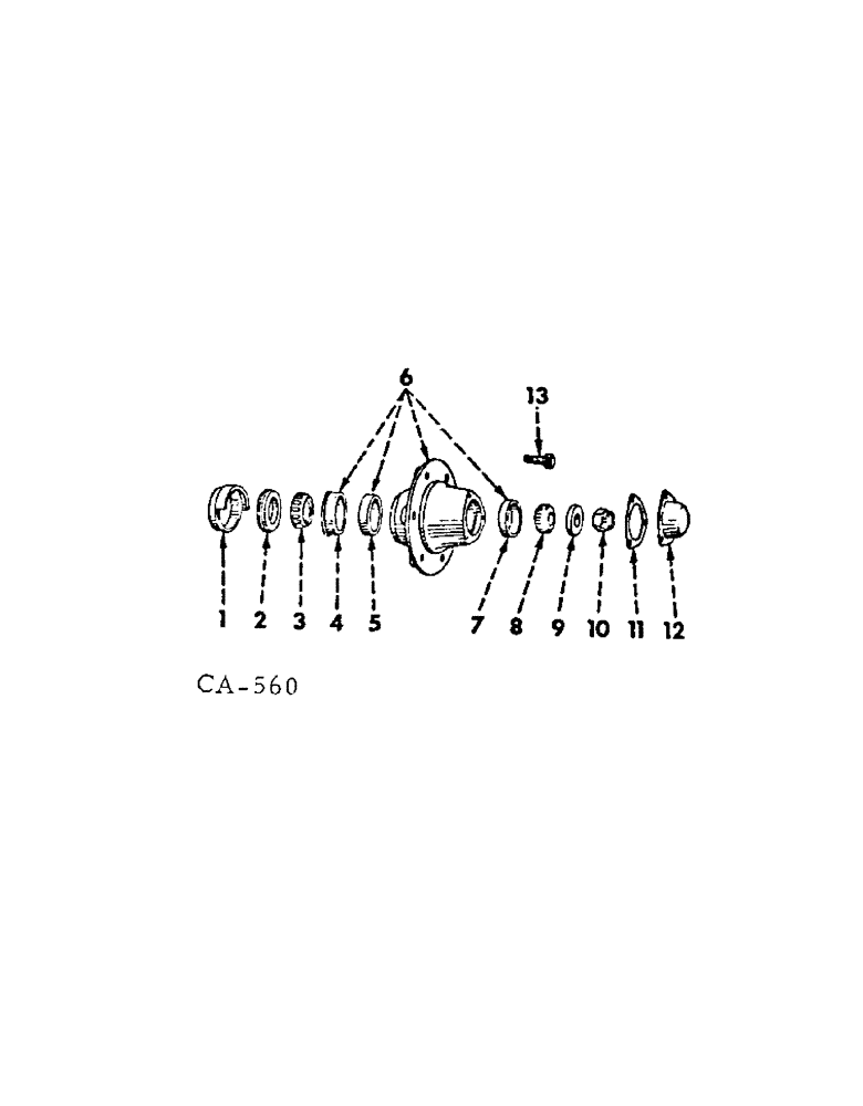 Схема запчастей Case IH 3488 - (14-03) - SUSPENSION, FRONT WHEEL HUB, BEARINGS AND CUP Suspension