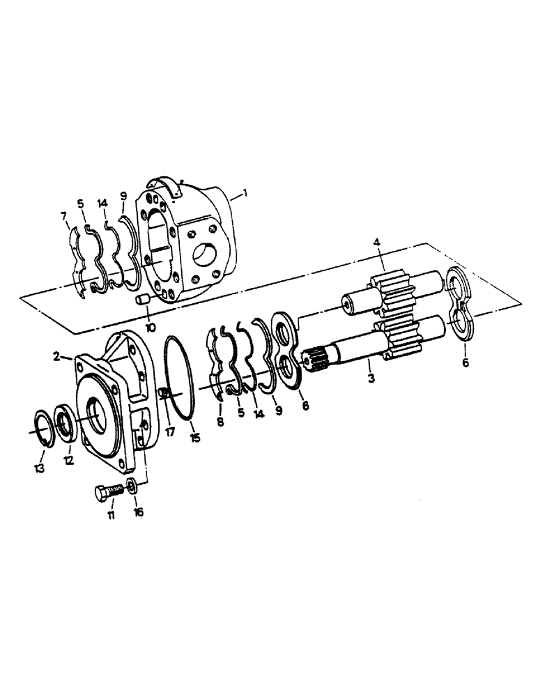 Схема запчастей Case IH 9180 - (04-30) - TRANSMISSION LUBE PUMP ASSEMBLY (04) - Drive Train