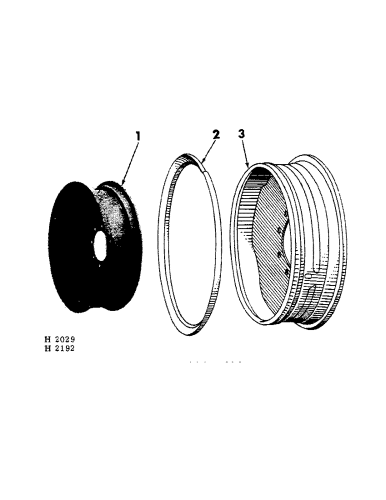 Схема запчастей Case IH 101 - (B-12[A]) - PNEUMATIC TIRE AND WHEEL 