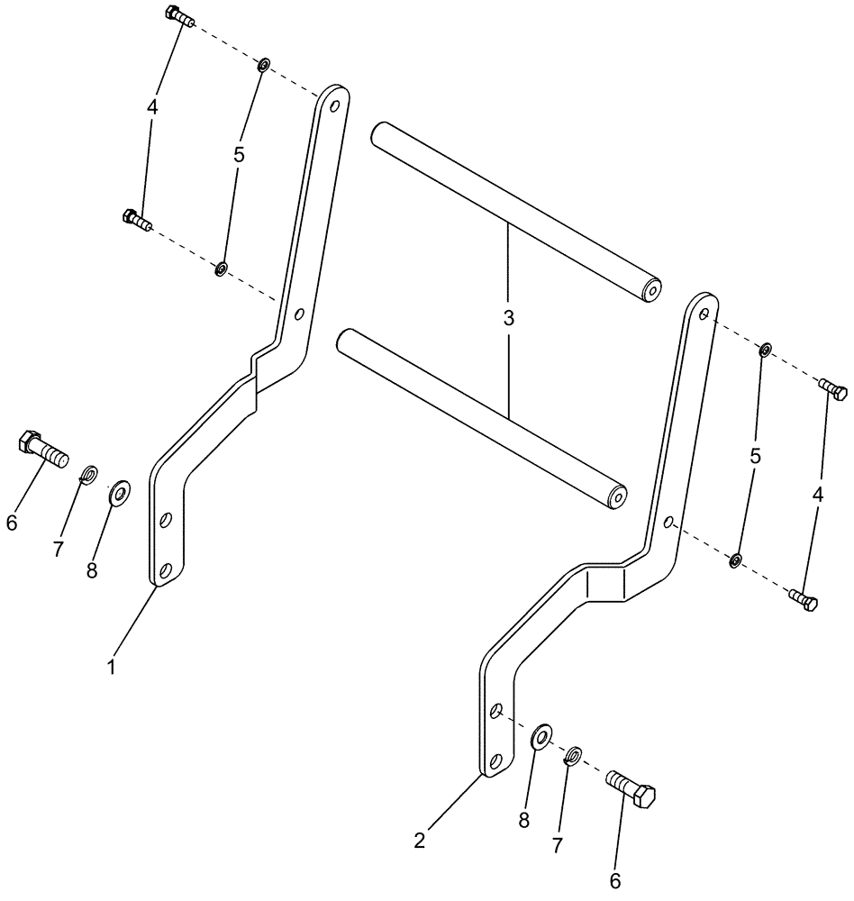 Схема запчастей Case IH LX232 - (09-16) - GRILLE GUARD - JX TRACTOR (09) - CHASSIS/ATTACHMENTS