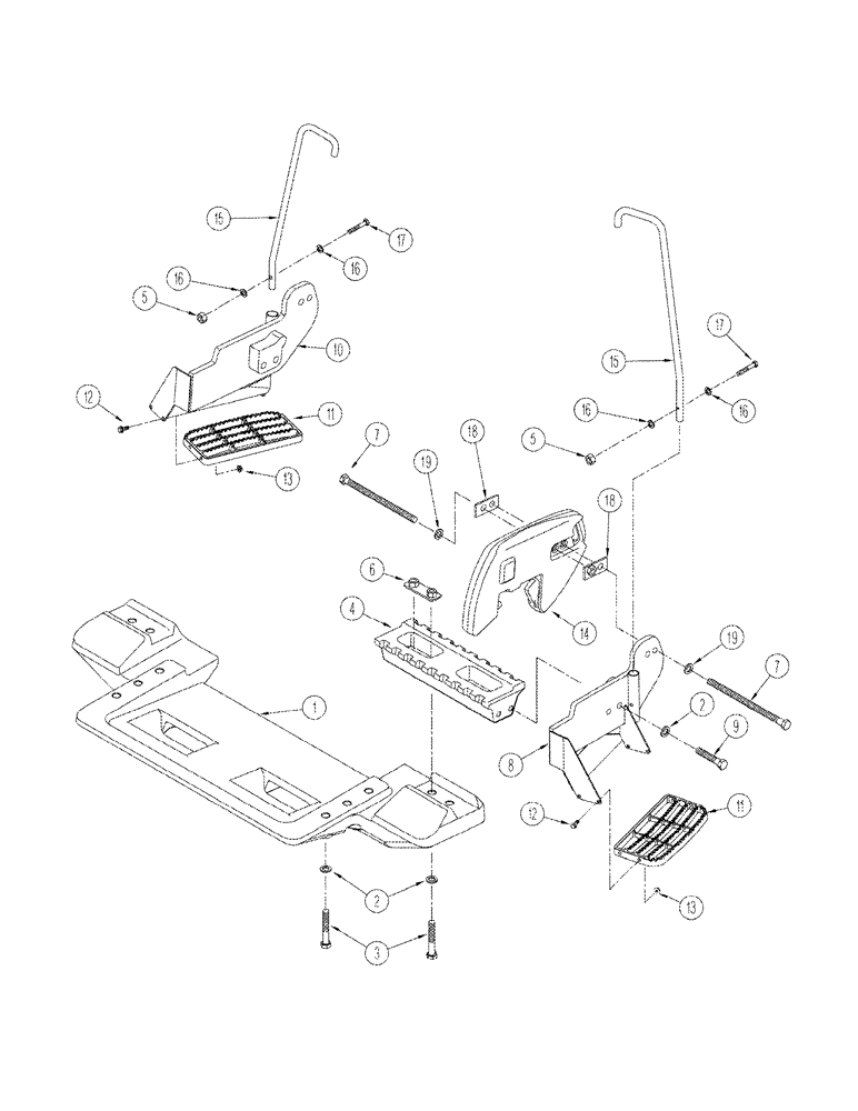 Схема запчастей Case IH STX440 - (09-50) - WEIGHTS FRONT FRAME (09) - CHASSIS/ATTACHMENTS