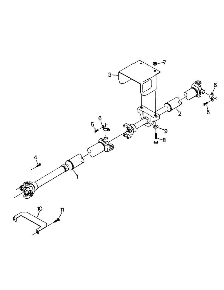 Схема запчастей Case IH STEIGER - (10-14) - PTO DRIVESHAFT AND MOUNTING Options & Miscellaneous