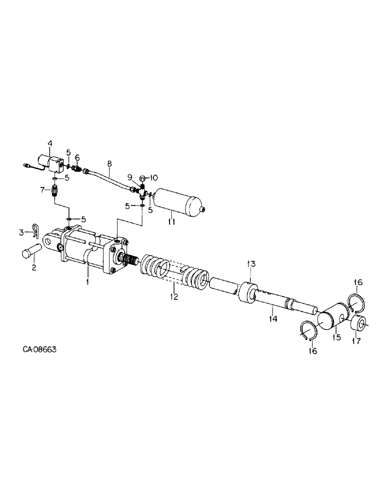 Схема запчастей Case IH 800 - (04-05) - HITCH, HITCH LINK AND CONNECTIONS, UNITS W, X AND Y (04) - ELECTRICAL SYSTEMS