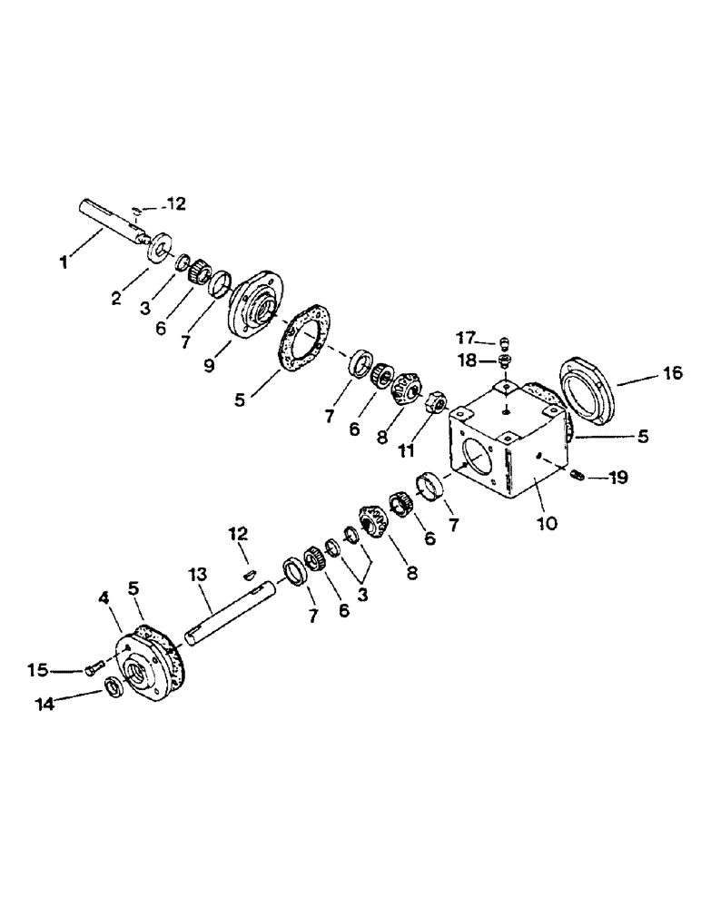 Схема запчастей Case IH 1802 - (56) - 100908 GEARBOX PARTS 