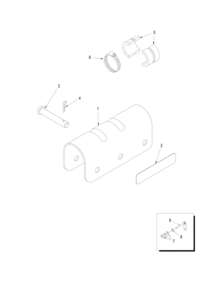 Схема запчастей Case IH STEIGER 530 - (05-07) - ARTICULATION LOCKS (05) - STEERING