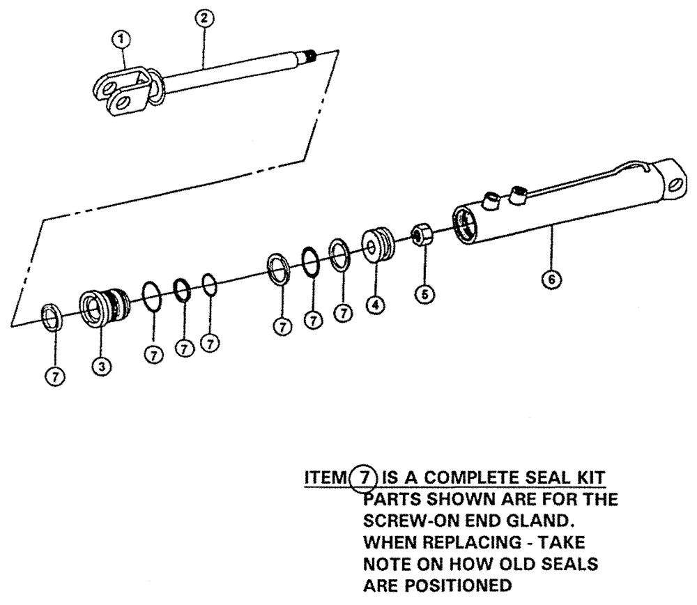 Схема запчастей Case IH PATRIOT NT - (06-007) - HYDRAULIC CYLINDER - STEERING Cylinders