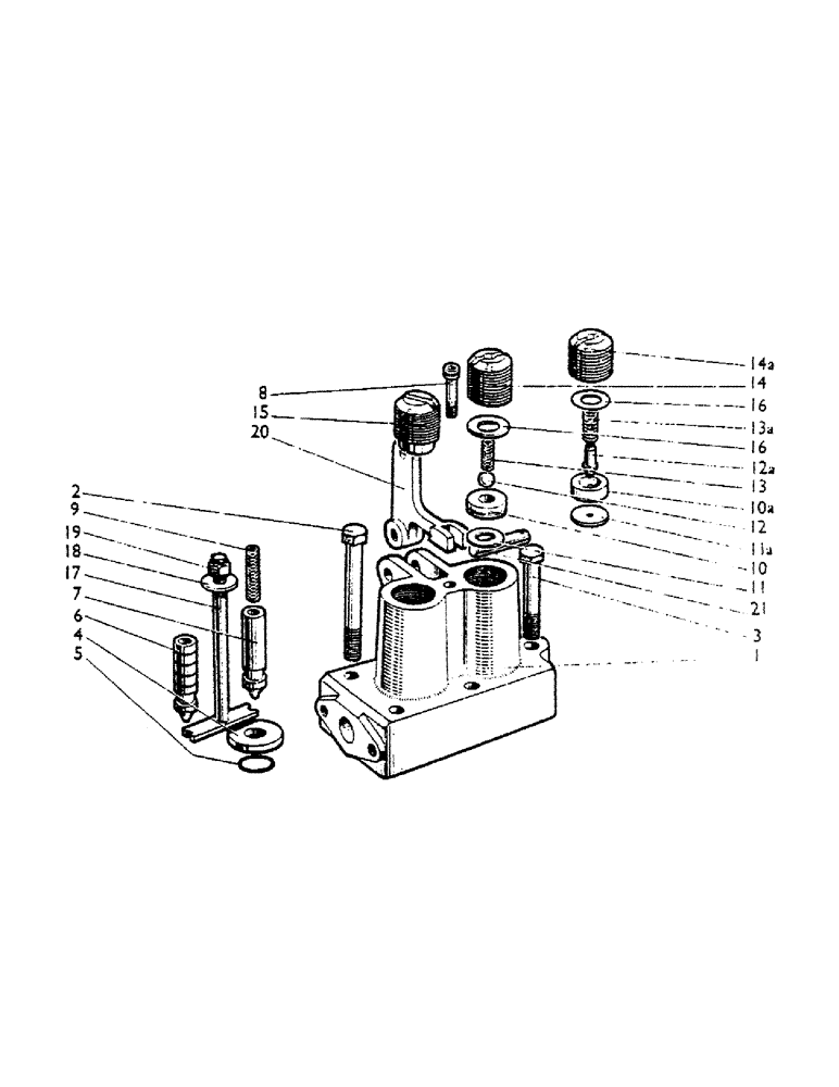 Схема запчастей Case IH 990A - (68) - CONTROL VALVE, HYDRAULIC LIFT PUMP (07) - HYDRAULIC SYSTEM