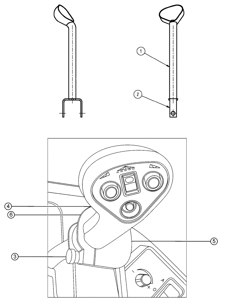 Схема запчастей Case IH FLX3510 - (01-055) - LEVER SUB ASSEMBLY PROPEL CONTROL (10) - CAB