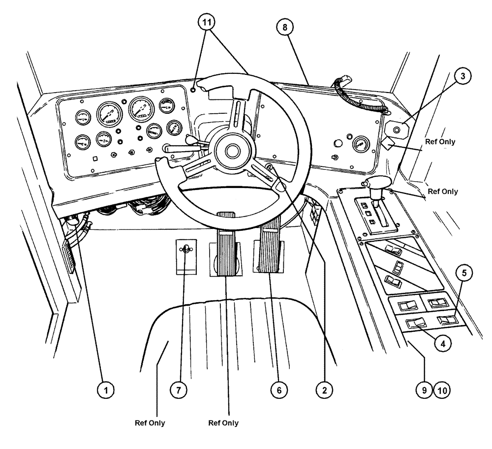 Схема запчастей Case IH FLX4300 - (01-002) - CAB ELECTRICAL GROUP (10) - CAB